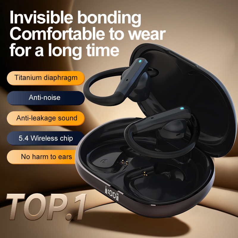 Wireless Earbuds Case - Najnowsze słuchawki TWS z podwójnym mikrofonem,