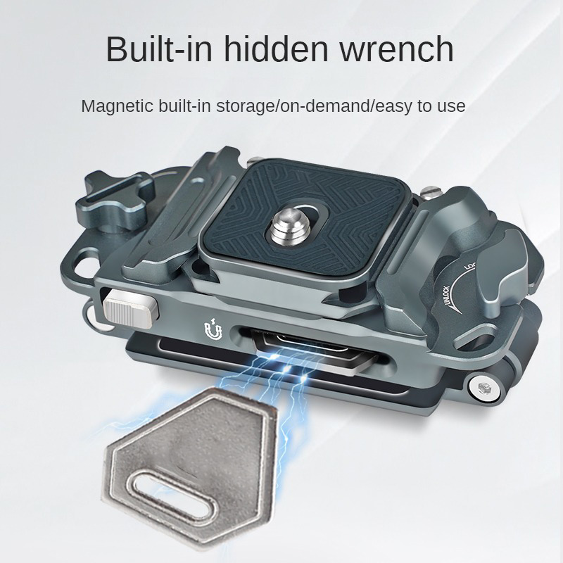 Phone Accessories Kit - Uniwersalna płyta szybkiego montażu ze stopu