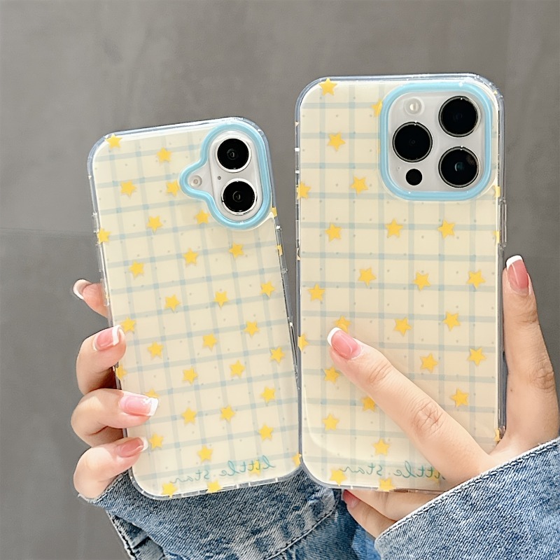 Yellow Phone Accessories - Żółte etui na telefon z wzorem
