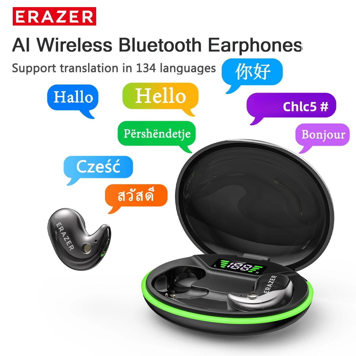 Bluetooth Earphone Tws - Słuchawki douszne Bluetooth EARZER XF58 z