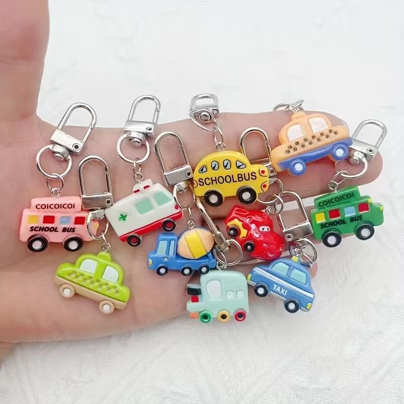 Phone Accessory - 10 sztuk żywicznych breloczków do kluczy