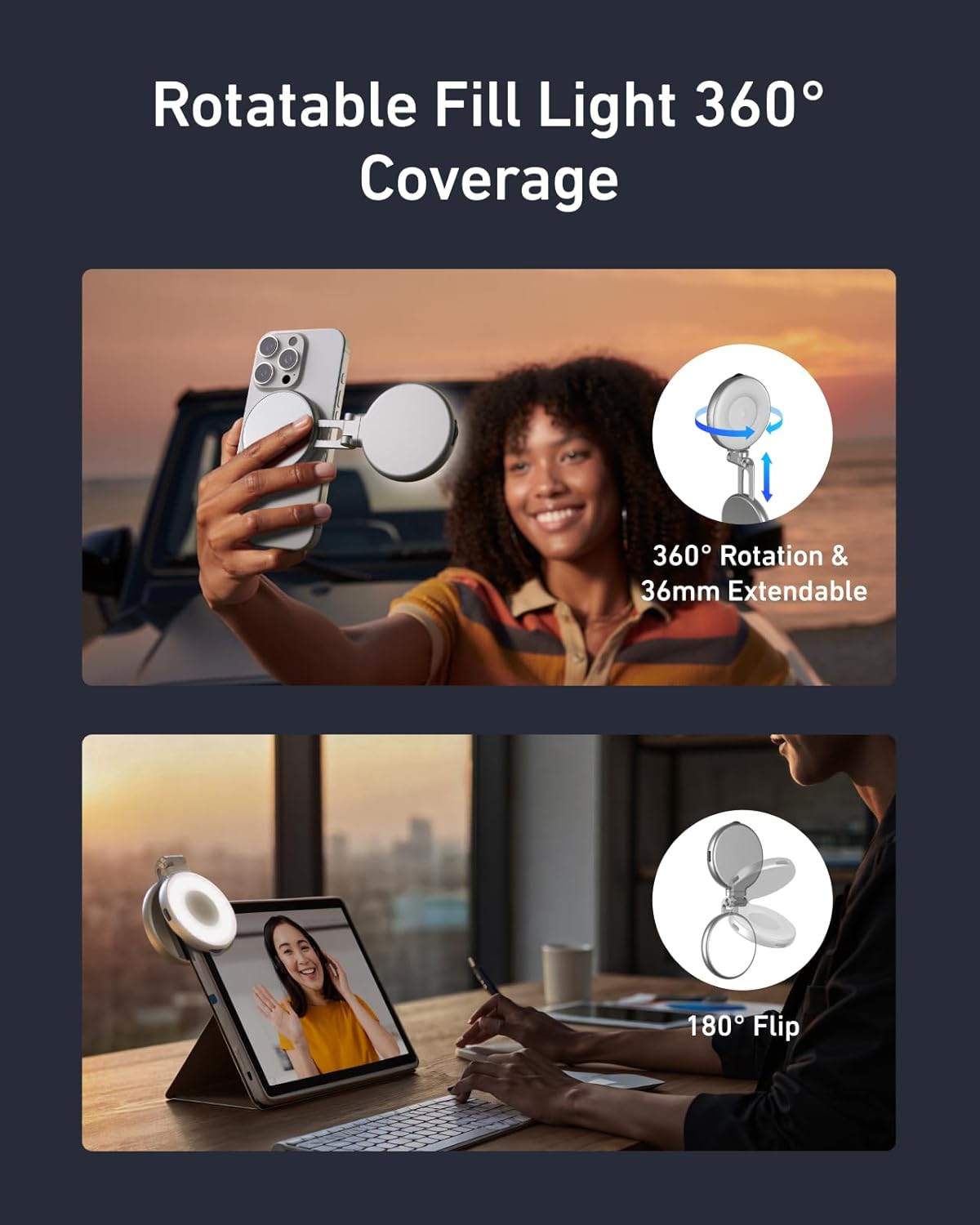 Magnetyczny zestaw do selfie z – Phone Accessories Kit recenzja i cena
