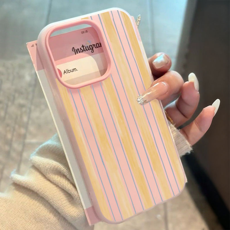 Stylowe żółte etui w paski na  – Yellow Phone Accessories recenzja i cena