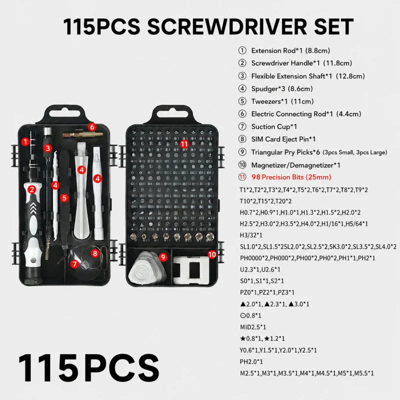 Przenośny zestaw wkrętaków mag – Phone Accessories Kit recenzja i cena