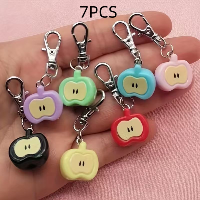 7 sztuk żywicznych breloków w  – Phone Accessory recenzja i cena