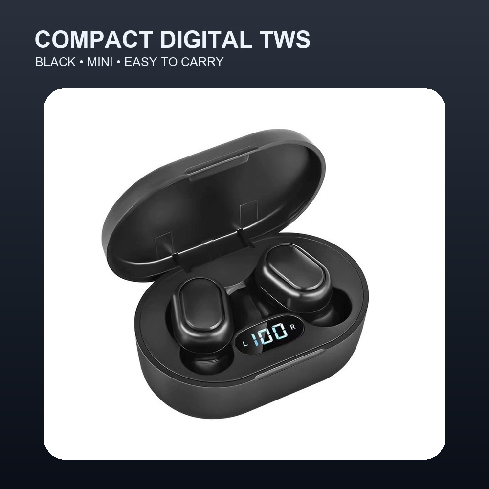 Cyfrowe słuchawki bezprzewodow – Wireless Earbuds Case recenzja i cena